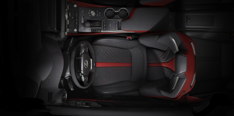 RC-F 2025 interior